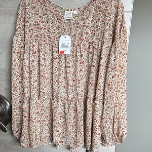 Chic Floral Women's Blouse